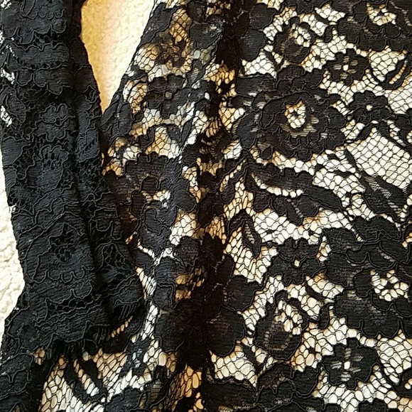 🆕️Theory Marique black lace dress size 10 - Picture 5 of 7